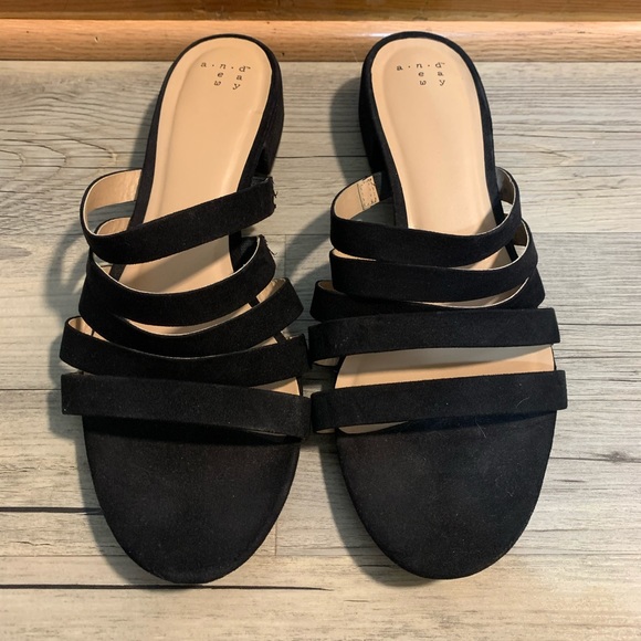 Shoes - A new day suede heeled sandals